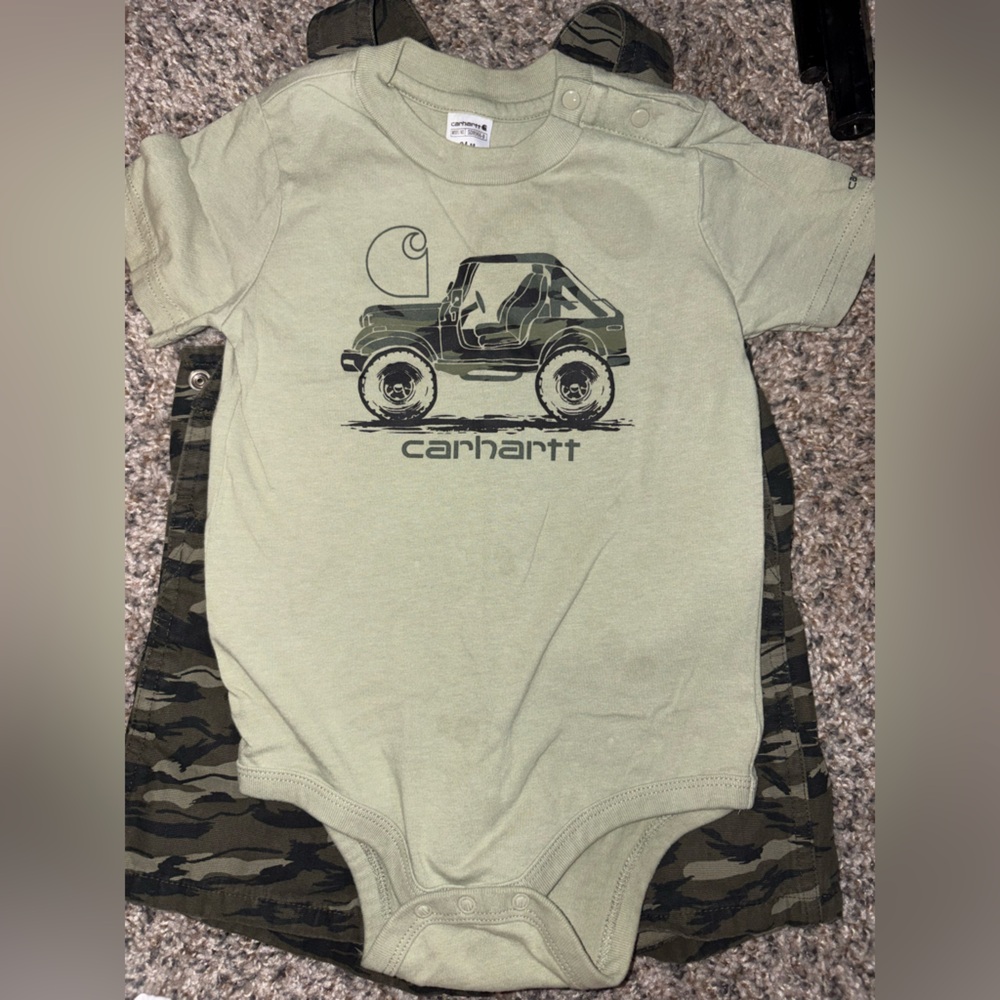 Carhartt Green Camo Overalls - Picture 2 of 3